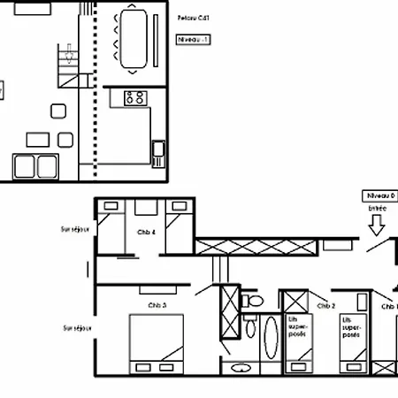 Duplex 5 Pieces, 10 Pers, Proximite Pistes Et Commerces, Meribel - Fr-1-411-658 * Les Allues